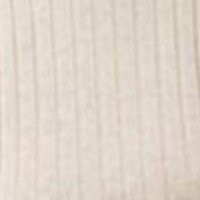 Geribbeld Hoge Taille Breiwerk Beige Broek