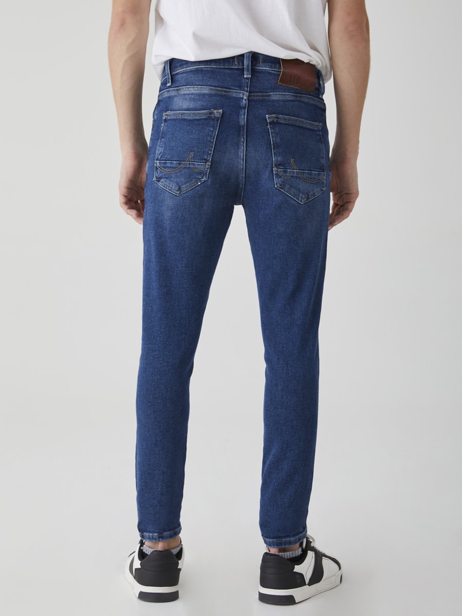 Smarty Y Dar Paça Orta Bel Mid Indigo Jean Pantolon