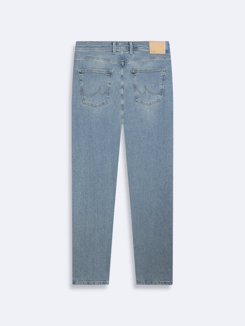 Dıego X Y Dar Paça Orta Bel Açık Mavi Jean Pantolon