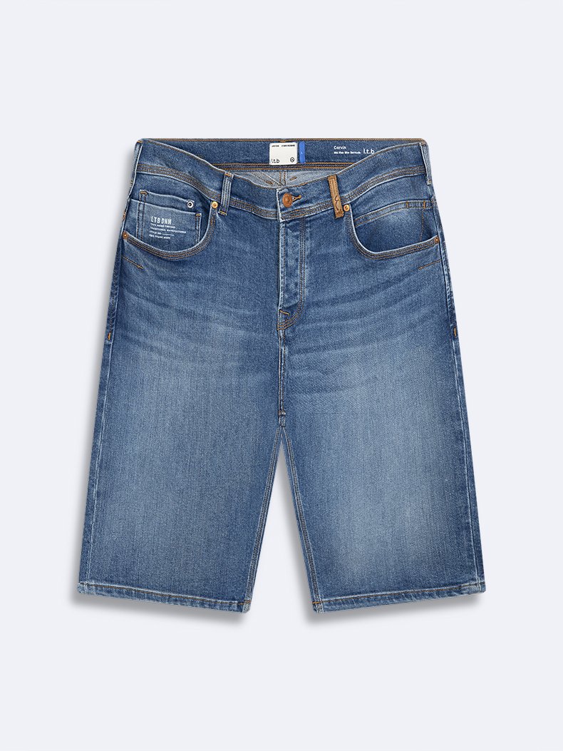 Dıego X Y Dar Paça Orta Bel Mid Indigo Jean Pantolon