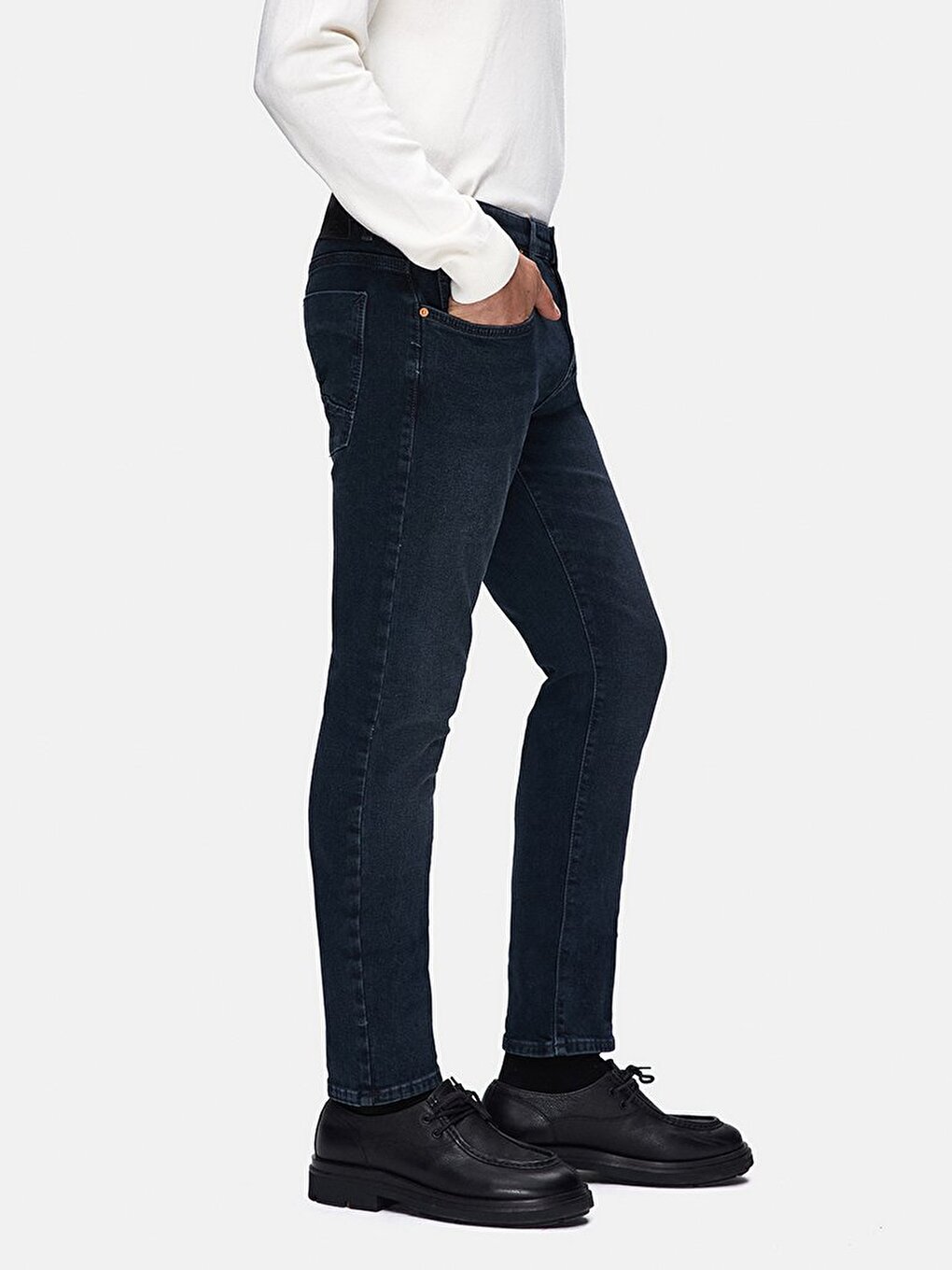 Joshua Skinny Leg Blue Trousers