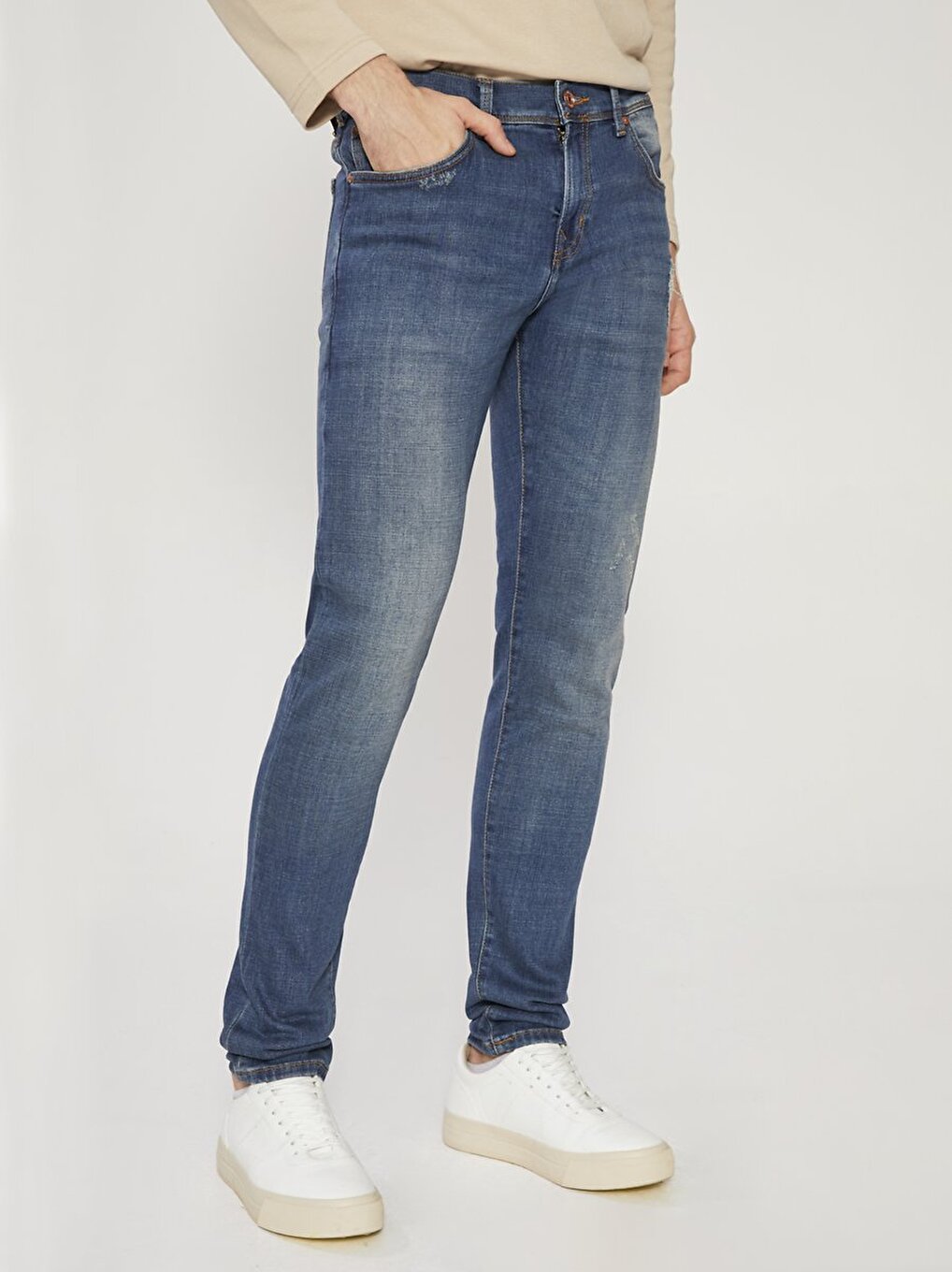 Dıego X Dar Paça Orta Bel Mavi Jean Pantolon