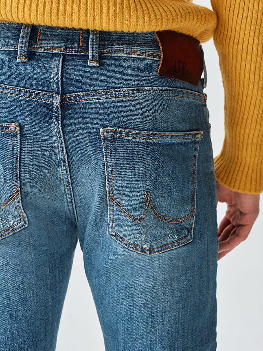 Dıego X Dar Paça Orta Bel Mavi Jean Pantolon
