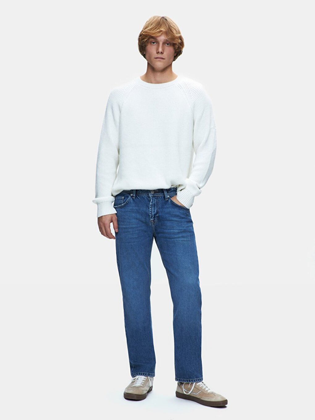 Paul X Bleu Moyen Les Pantalons