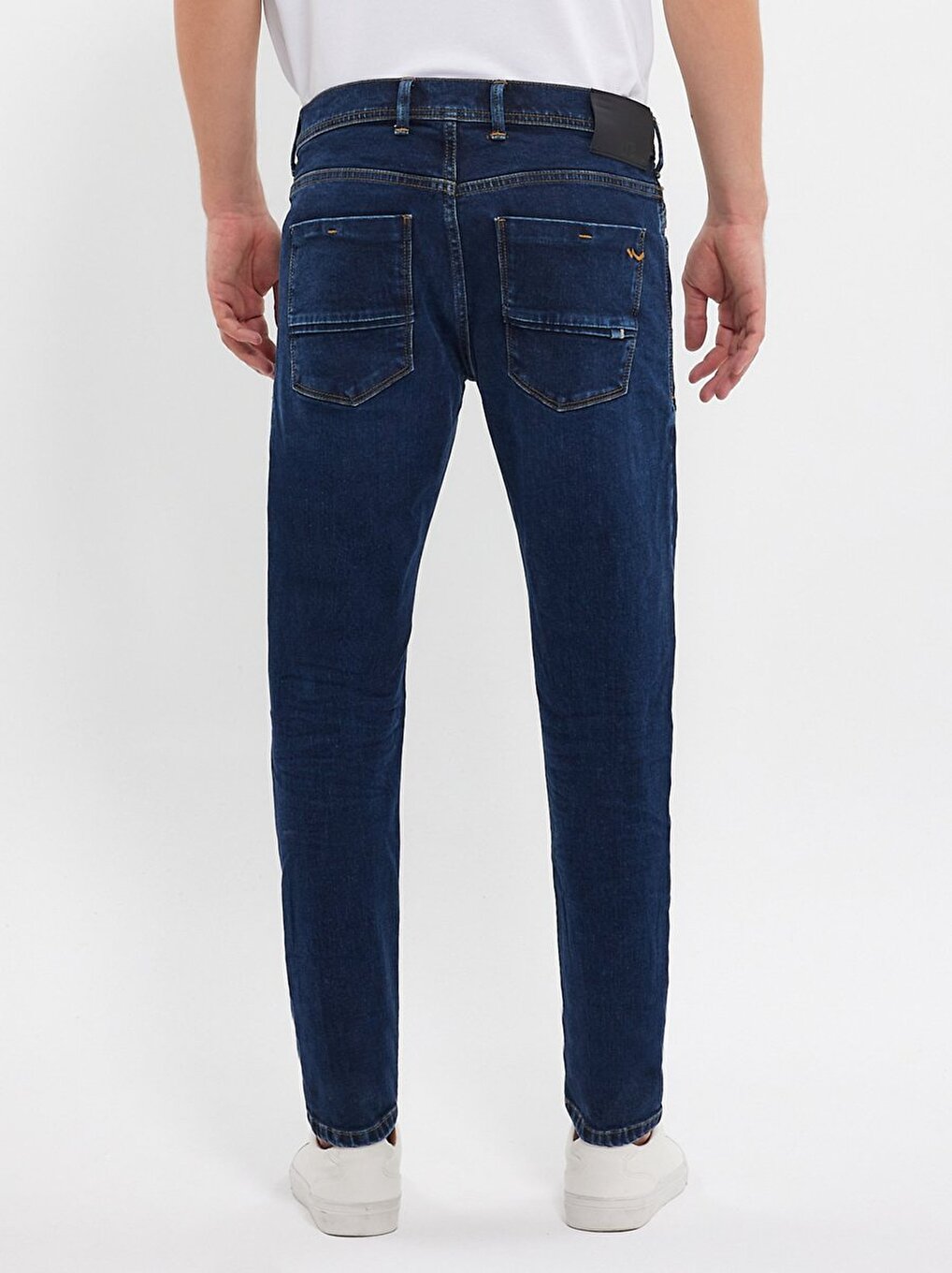 New Dıego X Cou Droit Taille Mi-haute Bleu Moyen Jean Les Pantalons