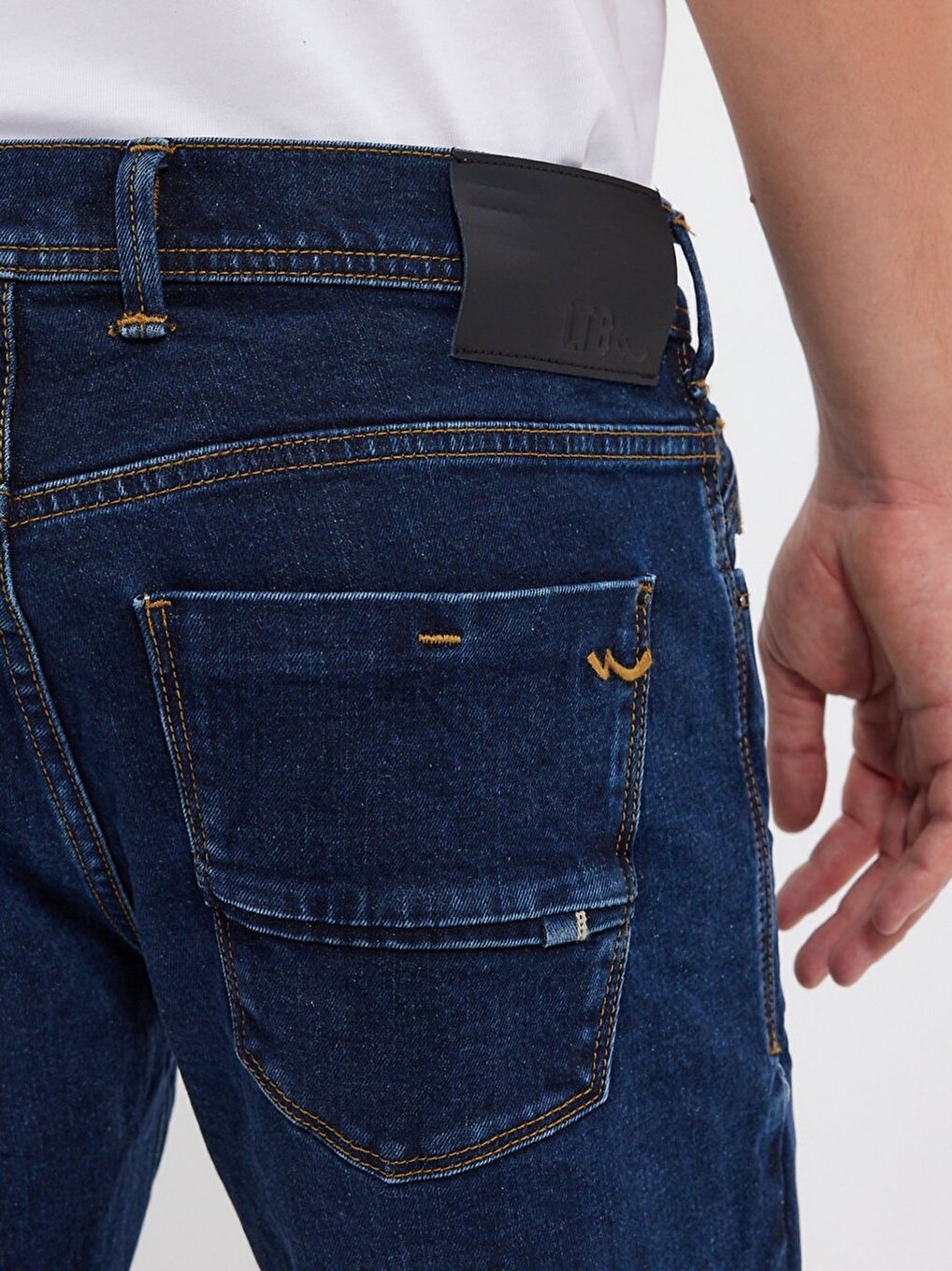 New Dıego X Cou Droit Taille Mi-haute Bleu Moyen Jean Les Pantalons