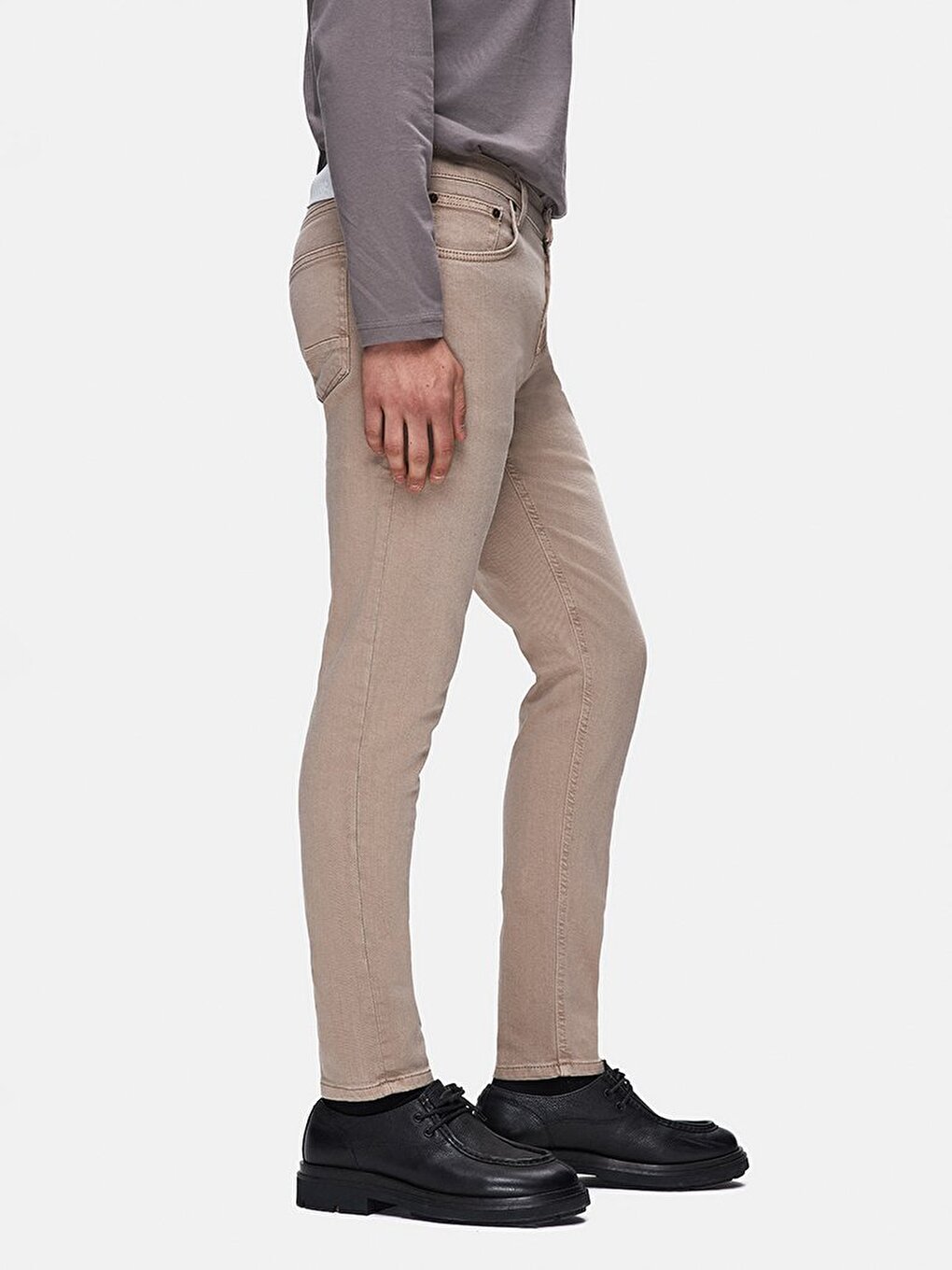 Smarty Y Skinny Leg Mid Waist Blue Jean Trousers