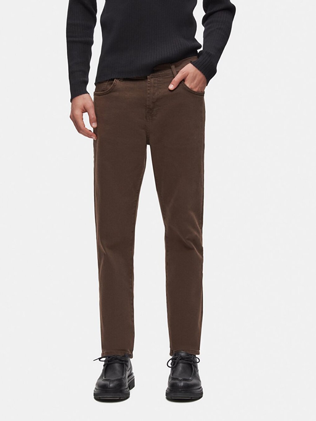 Sawyer Y Skinny Leg Mid Waist Blue Jean Trousers