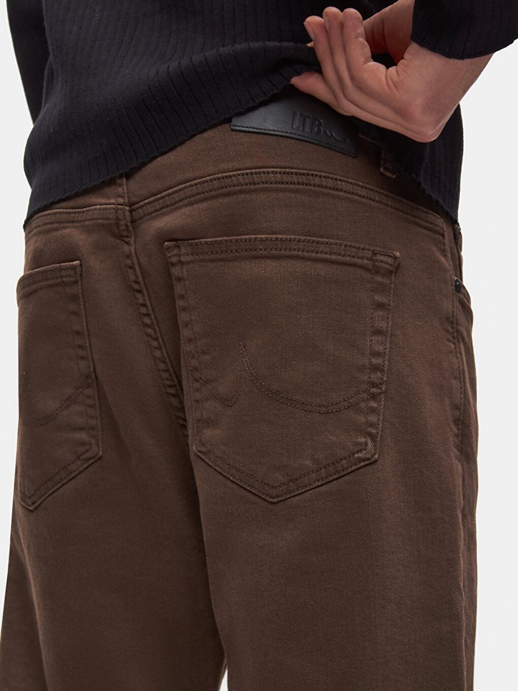 Sawyer Y Skinny Leg Mid Waist Blue Jean Trousers