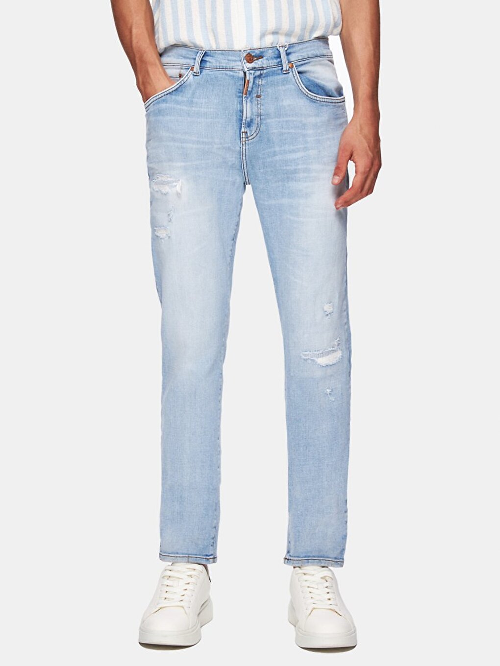 New Sawyer Y Medium Blue Trousers