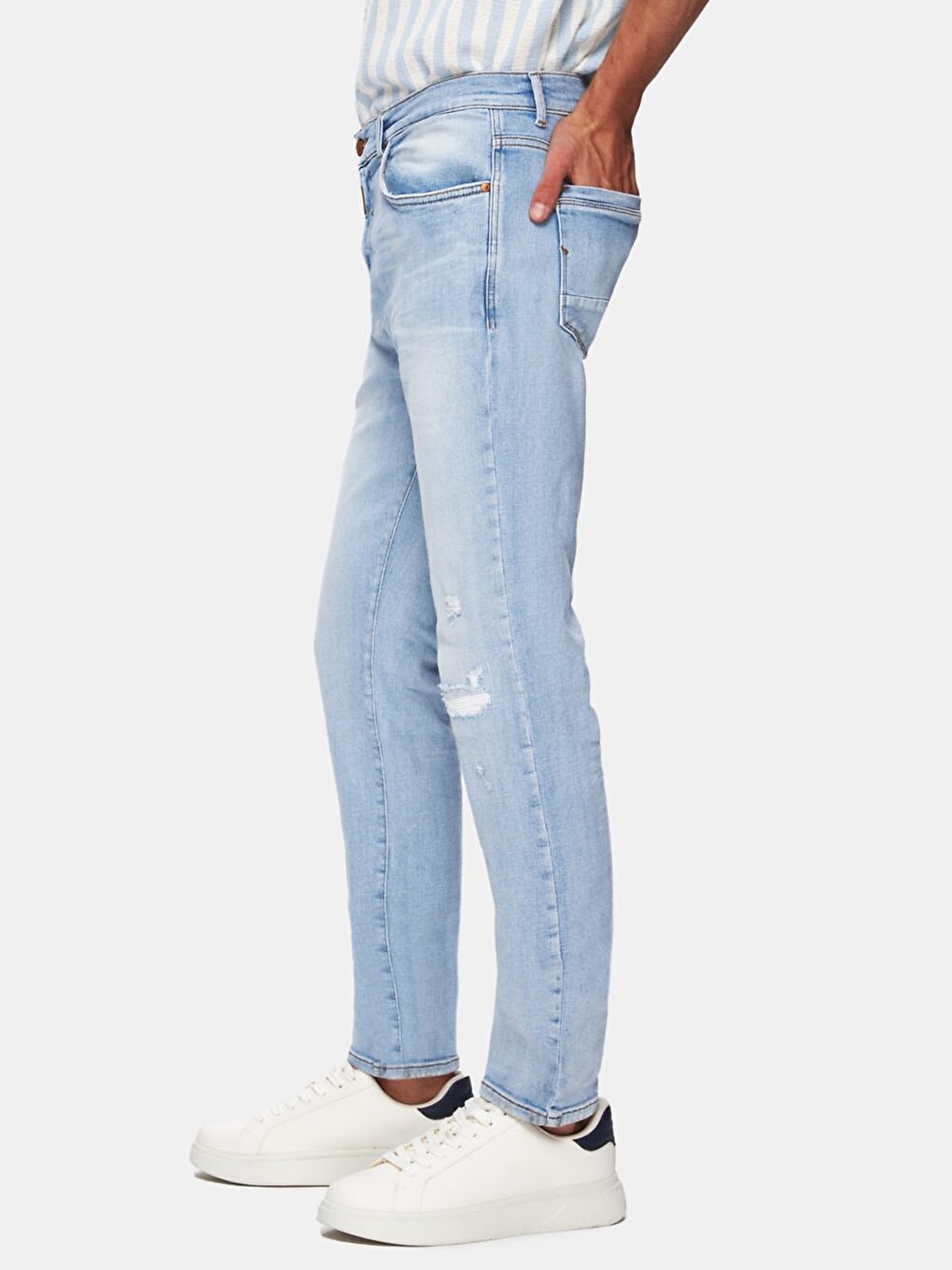 New Sawyer Y Medium Blue Trousers