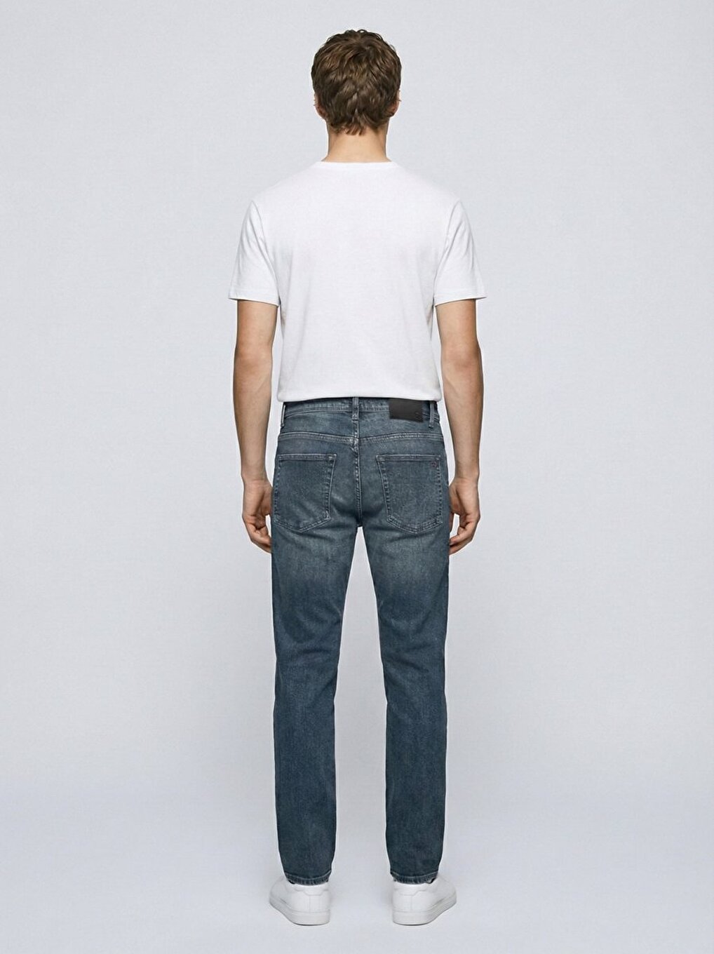 Sawyer P Skinny Leg Blue Trousers