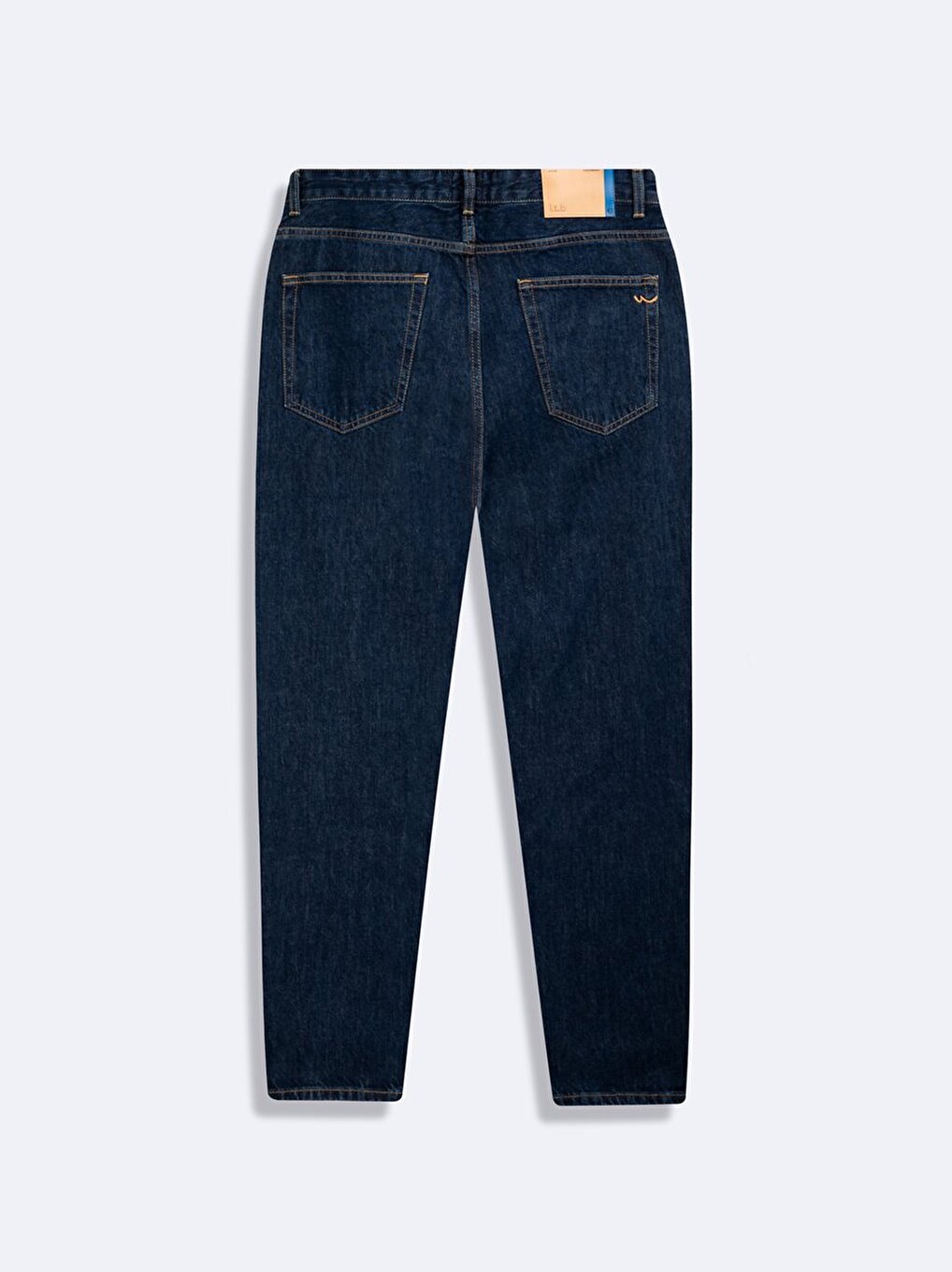 Darıen Rahat Kesim Orta Bel Mavi Jean Pantolon