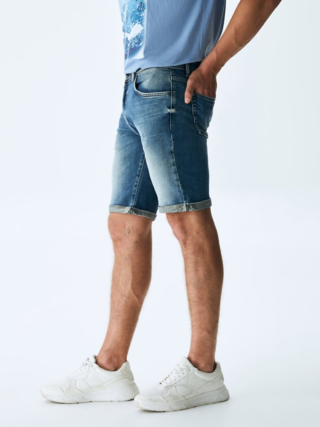 Nestor Taille Mi-haute Bleu Moyen