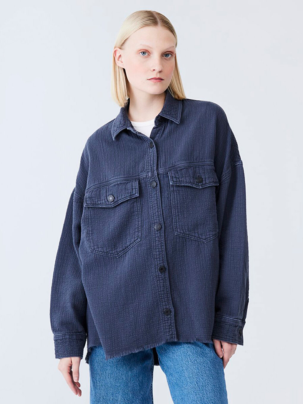 Elıo Oversize Anthracite Chemise