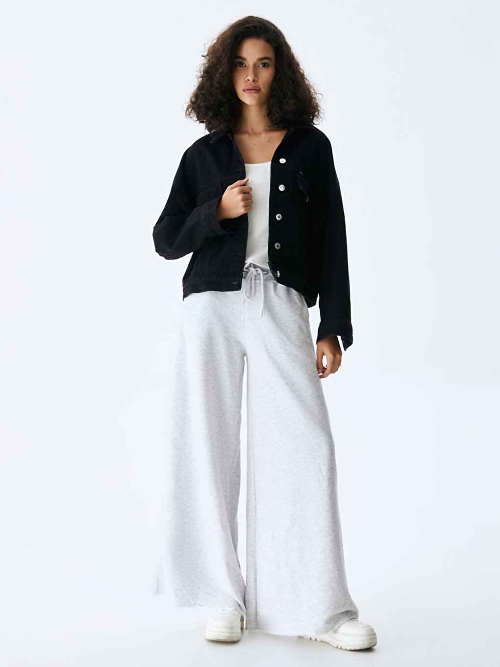 Celıa Oversized Black Jacket