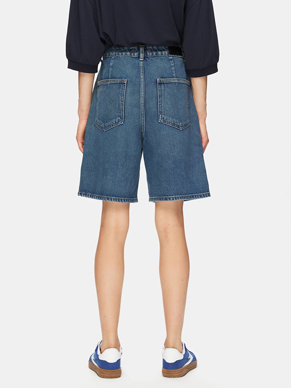 Lores X Coupe Décontractée Bleu Moyen Shorts