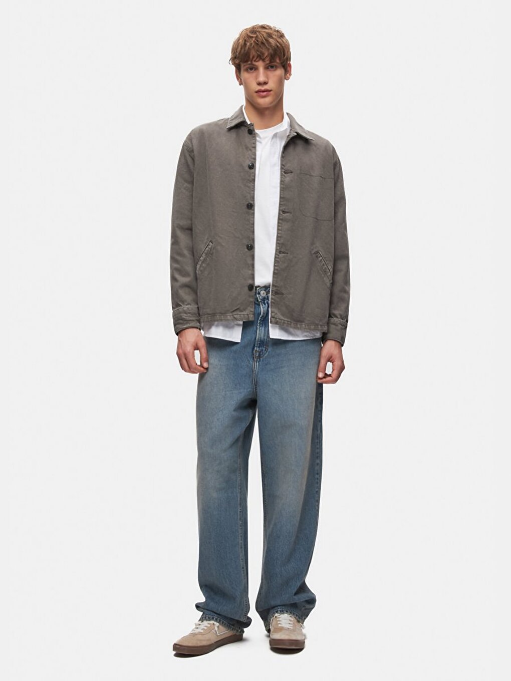 Dannıe Coupe Classique Jean Vert Veste