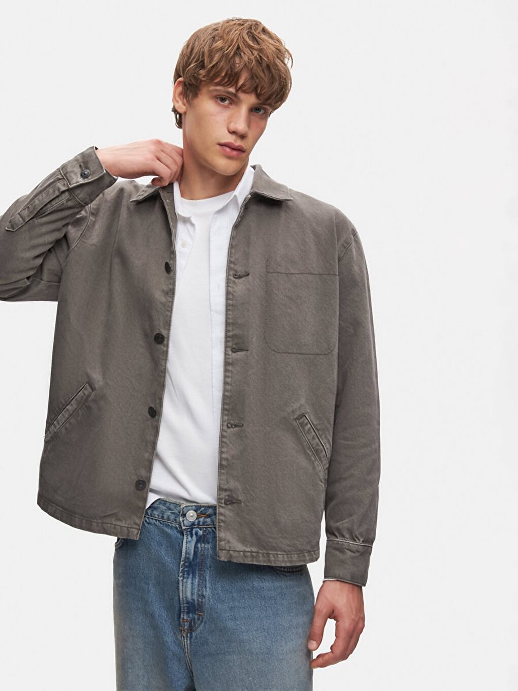 Dannıe Coupe Classique Jean Vert Veste
