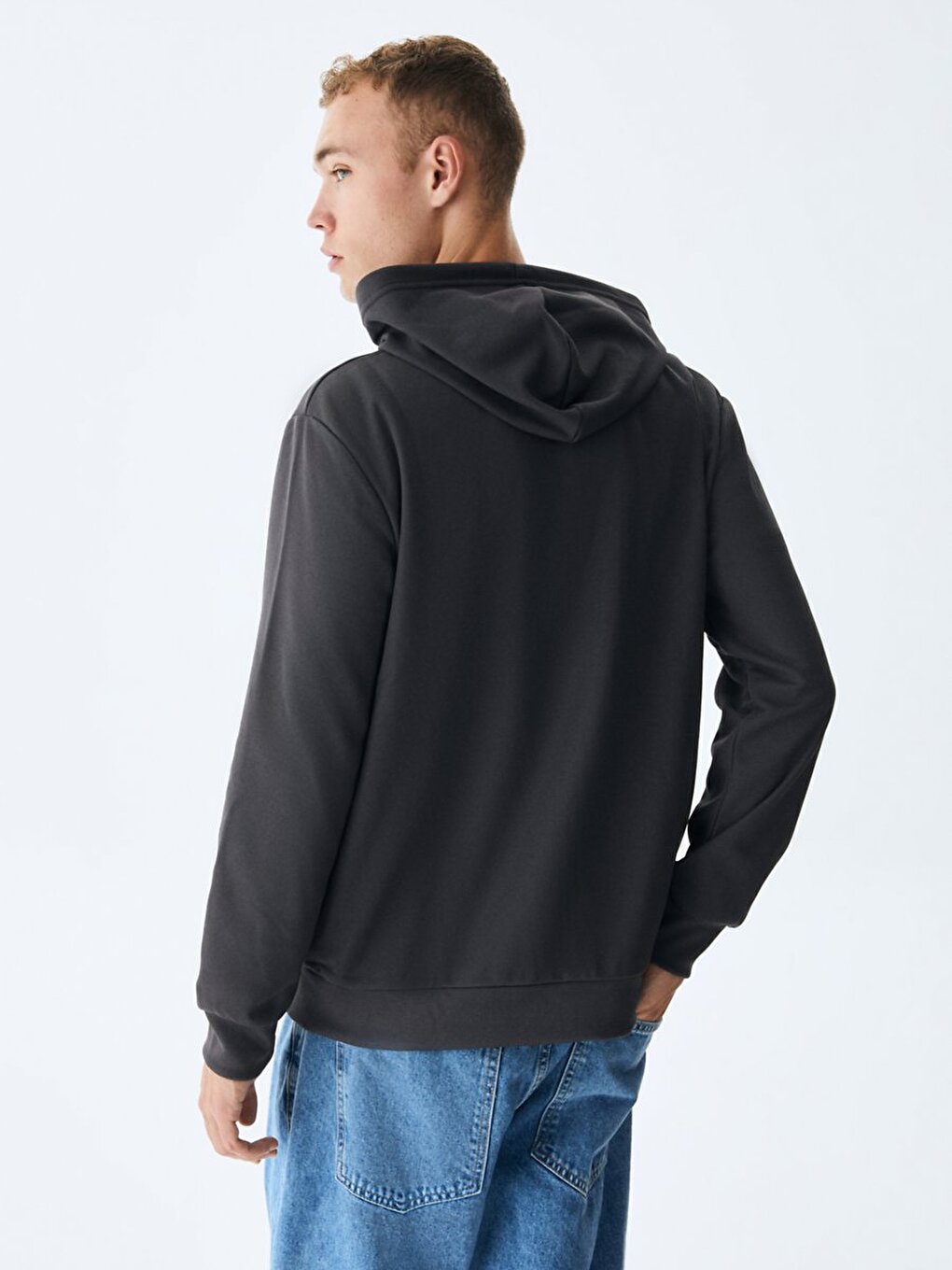 À Capuche Anthracıte Sweat-shırt