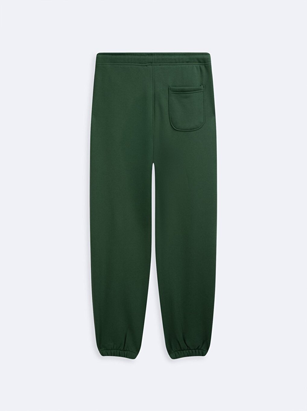 Elastic Waist Slogan Print Skinny Leg Green Tracksuıt