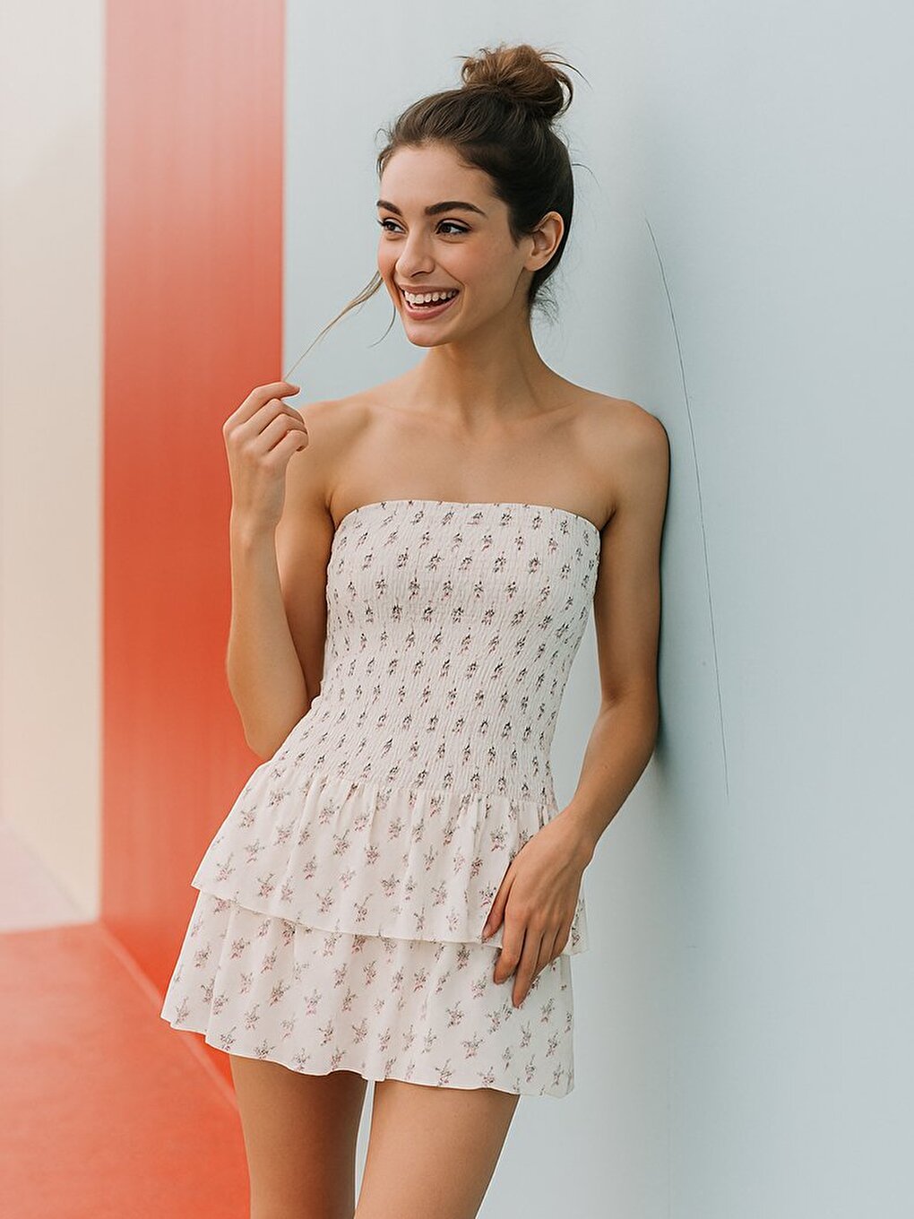 Lila Kleid