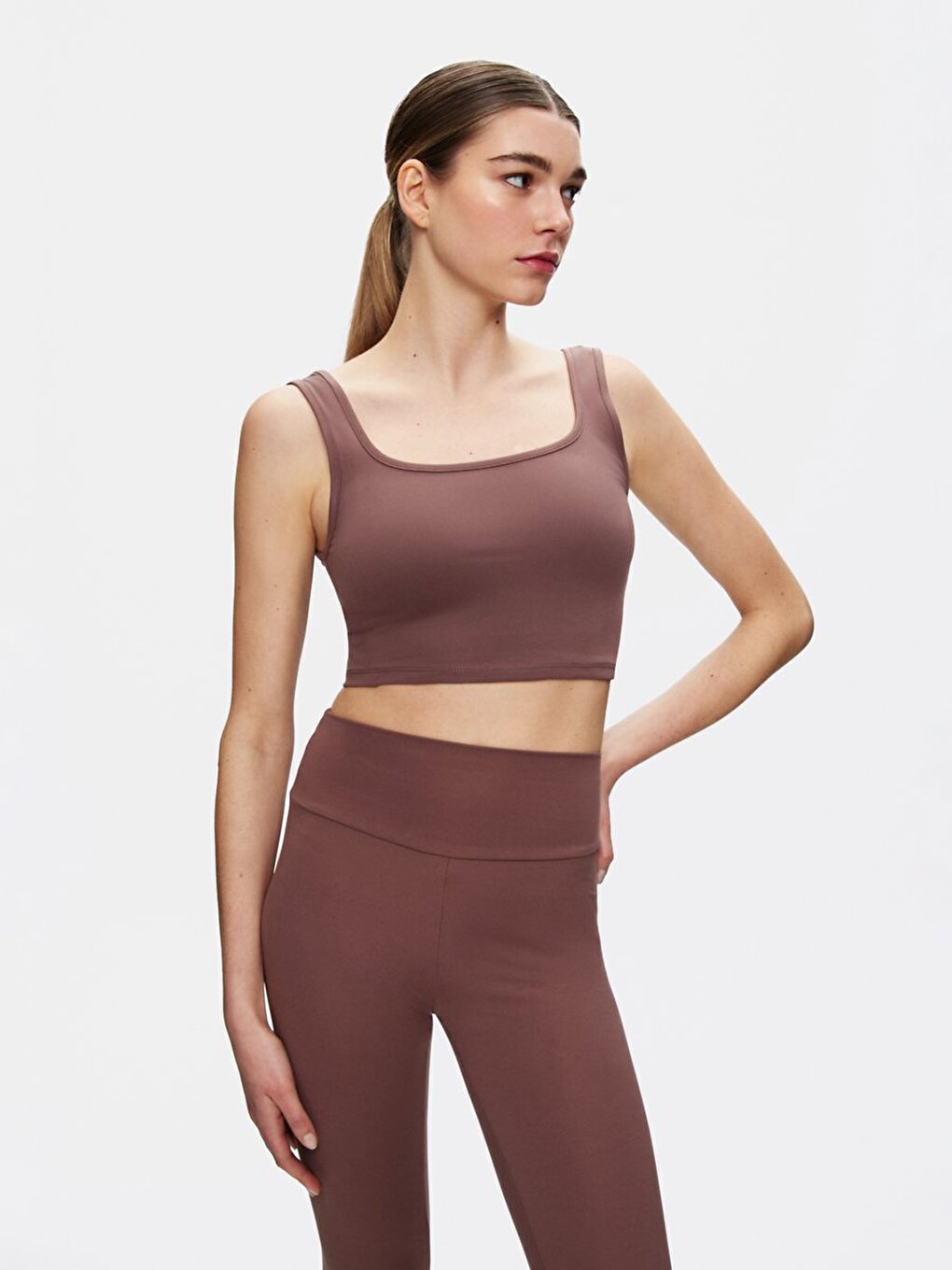 Strappy Brown Athlete
