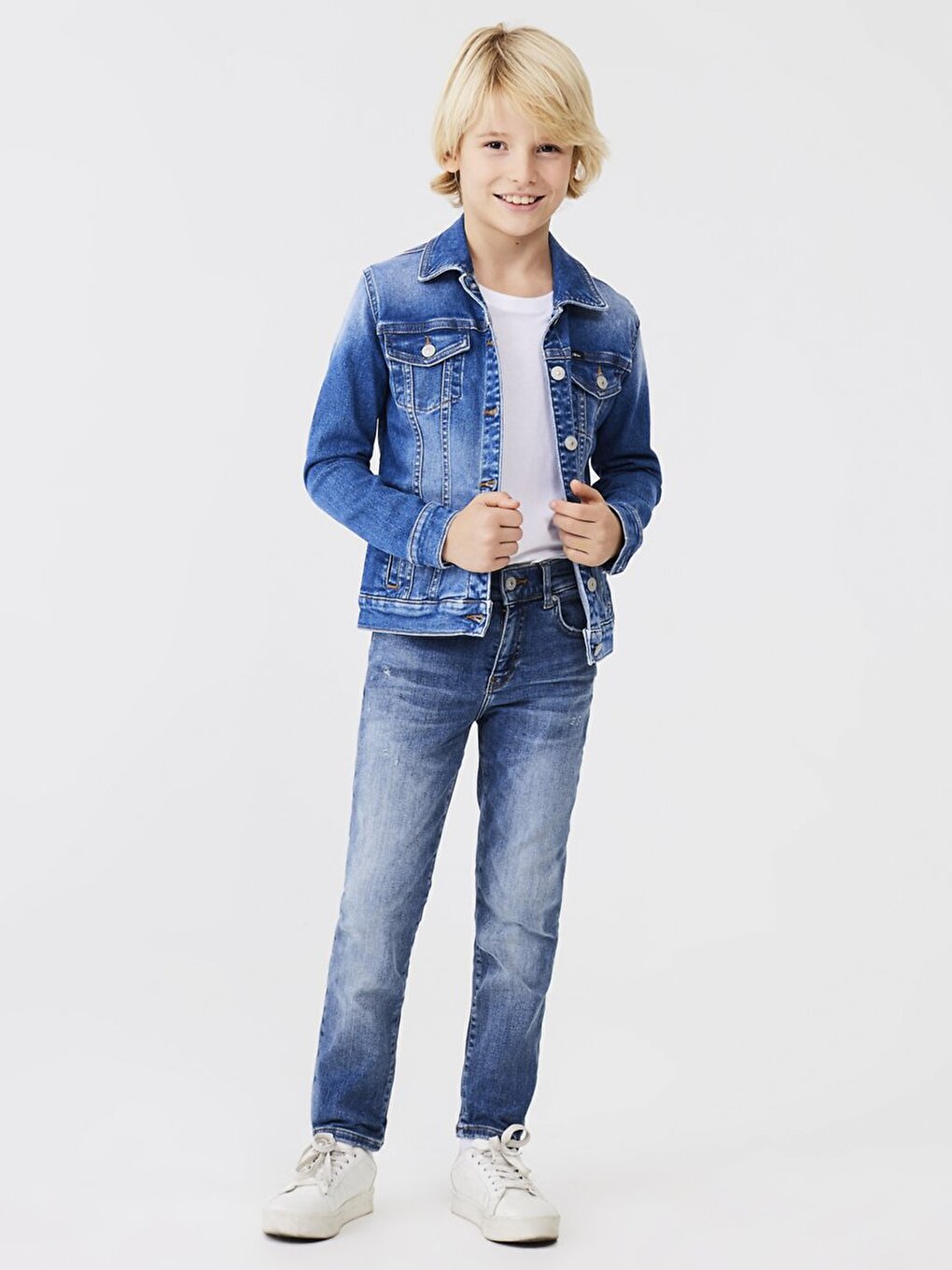 Santıno B Bleu Moyen Veste