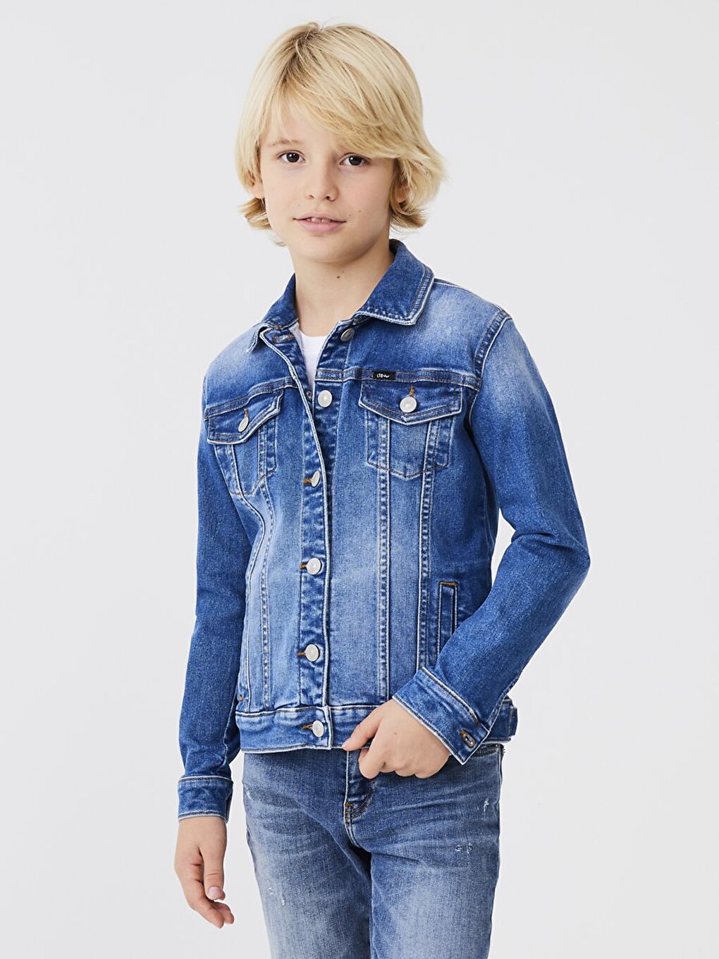 Santıno B Bleu Moyen Veste