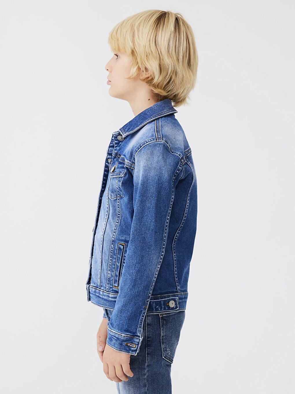 Santıno B Bleu Moyen Veste