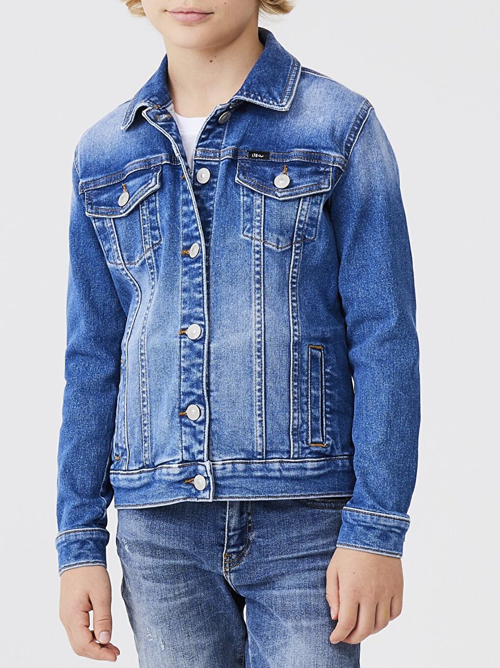 Santıno B Bleu Moyen Veste
